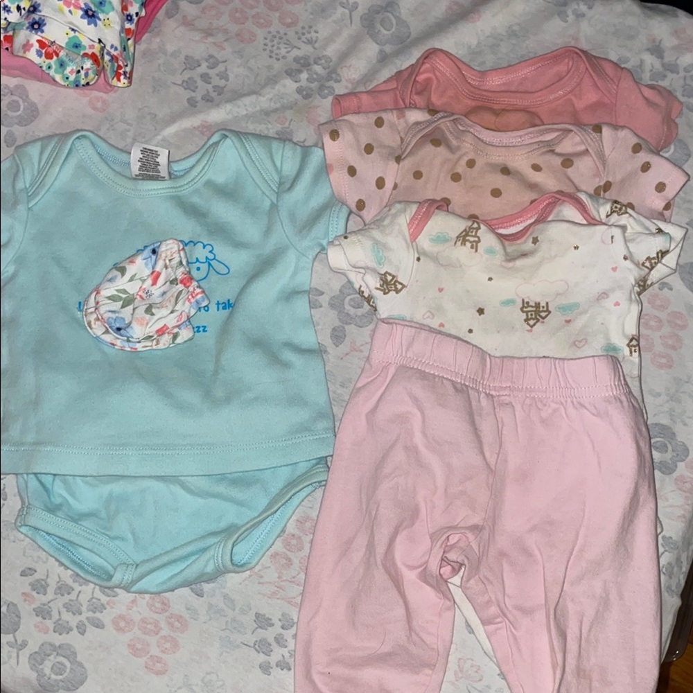 Kids Pajama Set - Blue and Pink
